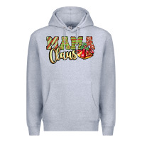 Heather Grey mama claus Premium Hoodie - JahusDesignShop