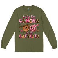 Army Green you're the concha to my cafecito Long Sleeve Tee - Artiststas