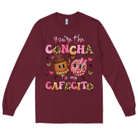 Burgundy you're the concha to my cafecito Long Sleeve Tee - Artiststas