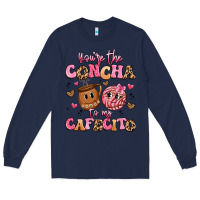 Navy you're the concha to my cafecito Long Sleeve Tee - Artiststas