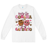 White you're the concha to my cafecito Long Sleeve Tee - Artiststas