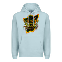 Blue Mist Remember your roots Premium Hoodie - HowdyJamesFarm