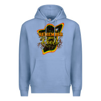 Colony Blue Remember your roots Premium Hoodie - HowdyJamesFarm
