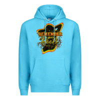 Ocean Blue Remember your roots Premium Hoodie - HowdyJamesFarm