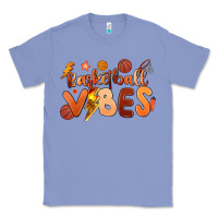 Colony Blue basketball vibes Classic Tee - MaliasSmallBusiness