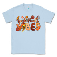 Dusty Blue basketball vibes Classic Tee - MaliasSmallBusiness