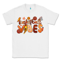 White basketball vibes Classic Tee - MaliasSmallBusiness