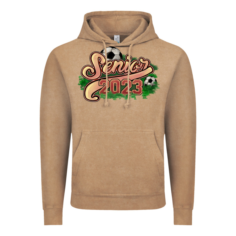 Senior 2023 Soccer Vintage Hoodie by NancyCooperArtShop | Teevron