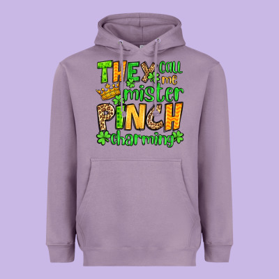 St. Patrick's They Call Me Mister Pinch Charming Heavyweight Hoodie Designed By Oliviacreatesart