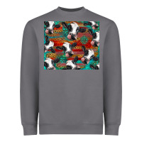 Storm holstein cows with gemstone Heavyweight Sweatshirt - BarkalooDesign