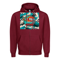 Burgundy hot mess boy mama with fire Zipper Hoodie - TumblerDesignByShophia