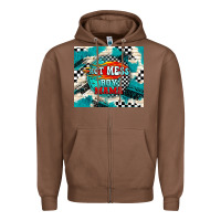Chestnut hot mess boy mama with fire Zipper Hoodie - TumblerDesignByShophia