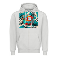 Dove Grey hot mess boy mama with fire Zipper Hoodie - TumblerDesignByShophia