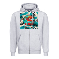 Heather Grey hot mess boy mama with fire Zipper Hoodie - TumblerDesignByShophia