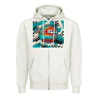 Oatmeal Heather hot mess boy mama with fire Zipper Hoodie - TumblerDesignByShophia