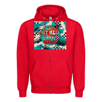 Red hot mess boy mama with fire Zipper Hoodie - TumblerDesignByShophia