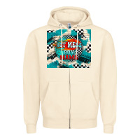 Sandshell hot mess boy mama with fire Zipper Hoodie - TumblerDesignByShophia