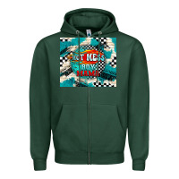 Sports Green hot mess boy mama with fire Zipper Hoodie - TumblerDesignByShophia