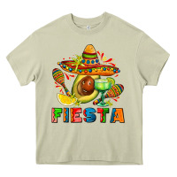 Mossy fıesta with avocado and sombrero Heavy Core Tee - AdoDesignShop