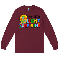 Burgundy this little light of mine Long Sleeve Tee - Artiststas