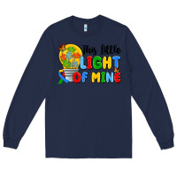 Navy this little light of mine Long Sleeve Tee - Artiststas