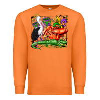 Carrot mardi gras pelican crawfish crocodile Premium Sweatshirt - OliviaCreatesArt