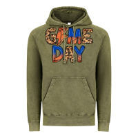 Vintage Olive game day basketball Vintage Hoodie - MaliasSmallBusiness