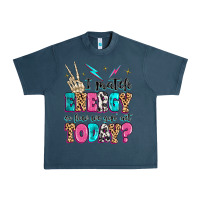 Midnight Navy i match energy so how we gon' act today Urban Heavy Tee - MaliasSmallBusiness