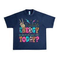 Navy i match energy so how we gon' act today Urban Heavy Tee - MaliasSmallBusiness