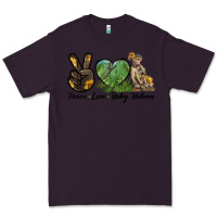 Plum Peace Love Baby Baboon Premium Tee - LillyAllenDesigns