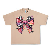 Burro coquette bow floral checkered pattern Urban Heavy Tee - JahusDesignShop