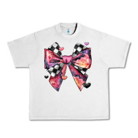 Lunar Rock coquette bow floral checkered pattern Urban Heavy Tee - JahusDesignShop