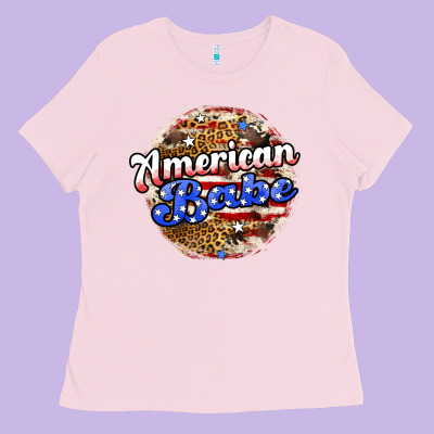 American Babe Ladies Tee Designed By Jahusdesignshop