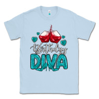 Birthday Diva Turquoise Classic Tee | Teevron