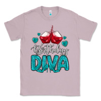 Lilac birthday diva turquoise Classic Tee - MaliasSmallBusiness