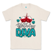 Natural birthday diva turquoise Classic Tee - MaliasSmallBusiness