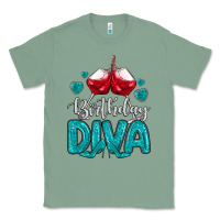 Sage birthday diva turquoise Classic Tee - MaliasSmallBusiness