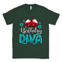 Sports Green birthday diva turquoise Classic Tee - MaliasSmallBusiness