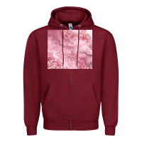 Burgundy glitter pink agate Zipper Hoodie - TumblerDesignByShophia