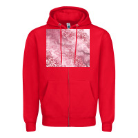 Red glitter pink agate Zipper Hoodie - TumblerDesignByShophia
