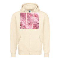 Sandshell glitter pink agate Zipper Hoodie - TumblerDesignByShophia