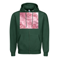 Sports Green glitter pink agate Zipper Hoodie - TumblerDesignByShophia