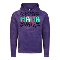 Cloud Purple mama leopard Vintage Hoodie - MaliasSmallBusiness
