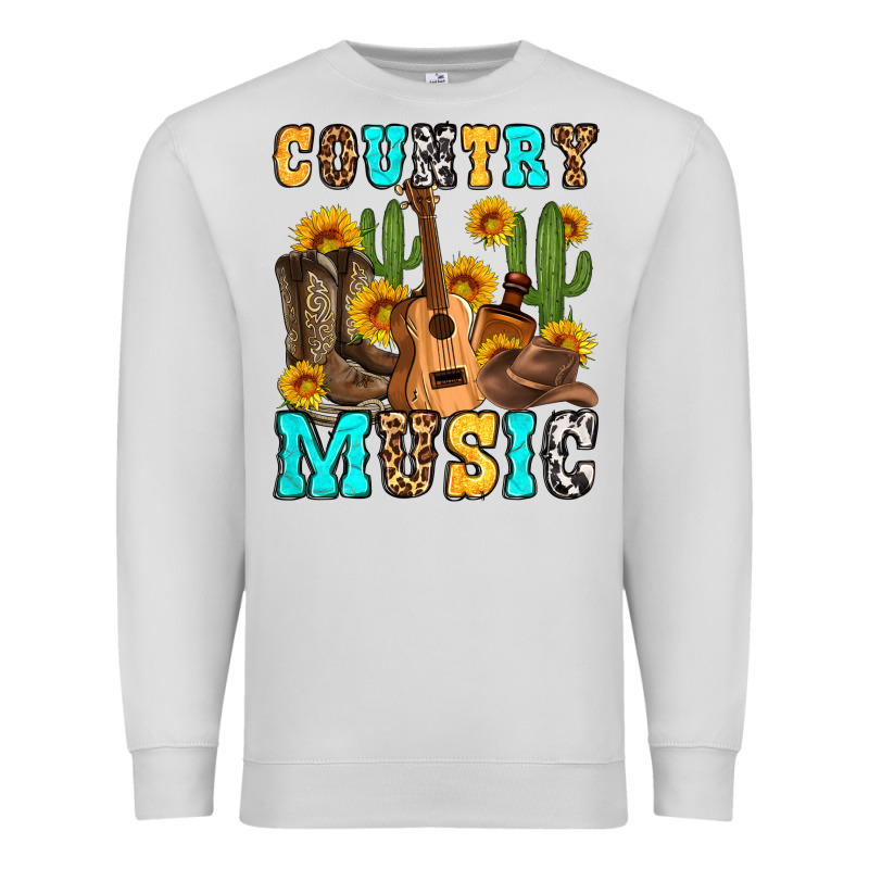 Country Music Western Olivia Premium Sweatshirt by OliviaCreatesArt | Teevron