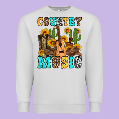 Country Music Western Olivia Premium Sweatshirt Designed By Oliviacreatesart