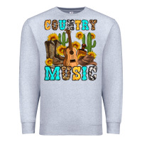 Heather Grey country music western olivia Premium Sweatshirt - OliviaCreatesArt