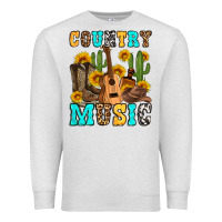 Oatmeal Heather country music western olivia Premium Sweatshirt - OliviaCreatesArt