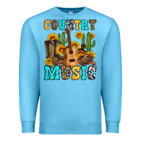 Ocean Blue country music western olivia Premium Sweatshirt - OliviaCreatesArt