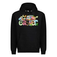 Black Happy Easter Easter Day Premium Hoodie - CowGirlArtShop
