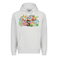 Dove Grey Happy Easter Easter Day Premium Hoodie - CowGirlArtShop